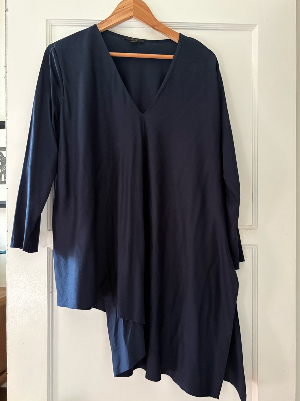 COS Dark Navy Minimalist Top